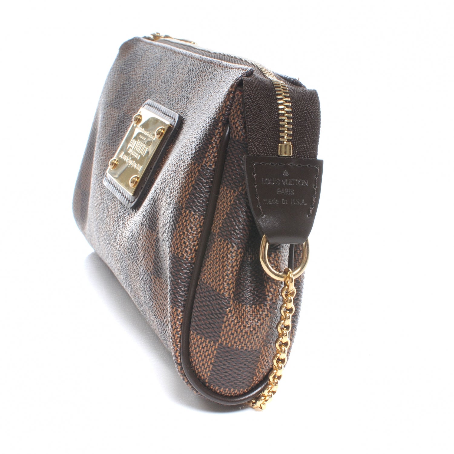 Louis Vuitton Damier Ebene Eva Clutch 5 of 6