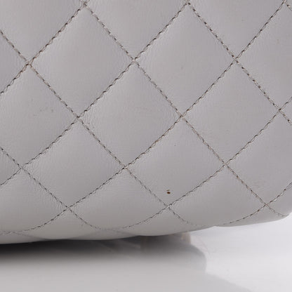 Chanel Calfskin Quilted Large Urban Spirit Backpack Grey 24 of 25