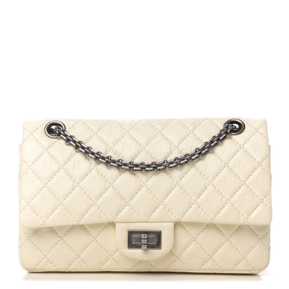 Chanel Aged Calfskin Quilted 2.55 Reissue 225 Flap White 1 of 10