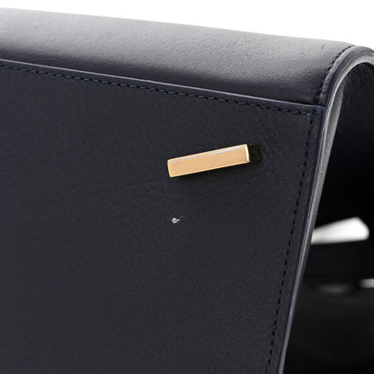 Salvatore Ferragamo Calfskin Small Hug Bag Midnight 11 of 12