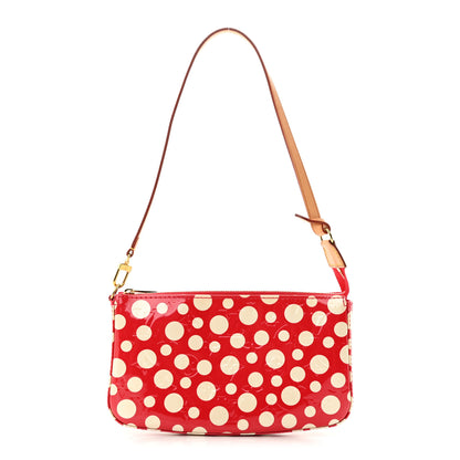 Louis Vuitton Vernis Kusama Infinity Dots Pochette Accessories Red 1 of 15