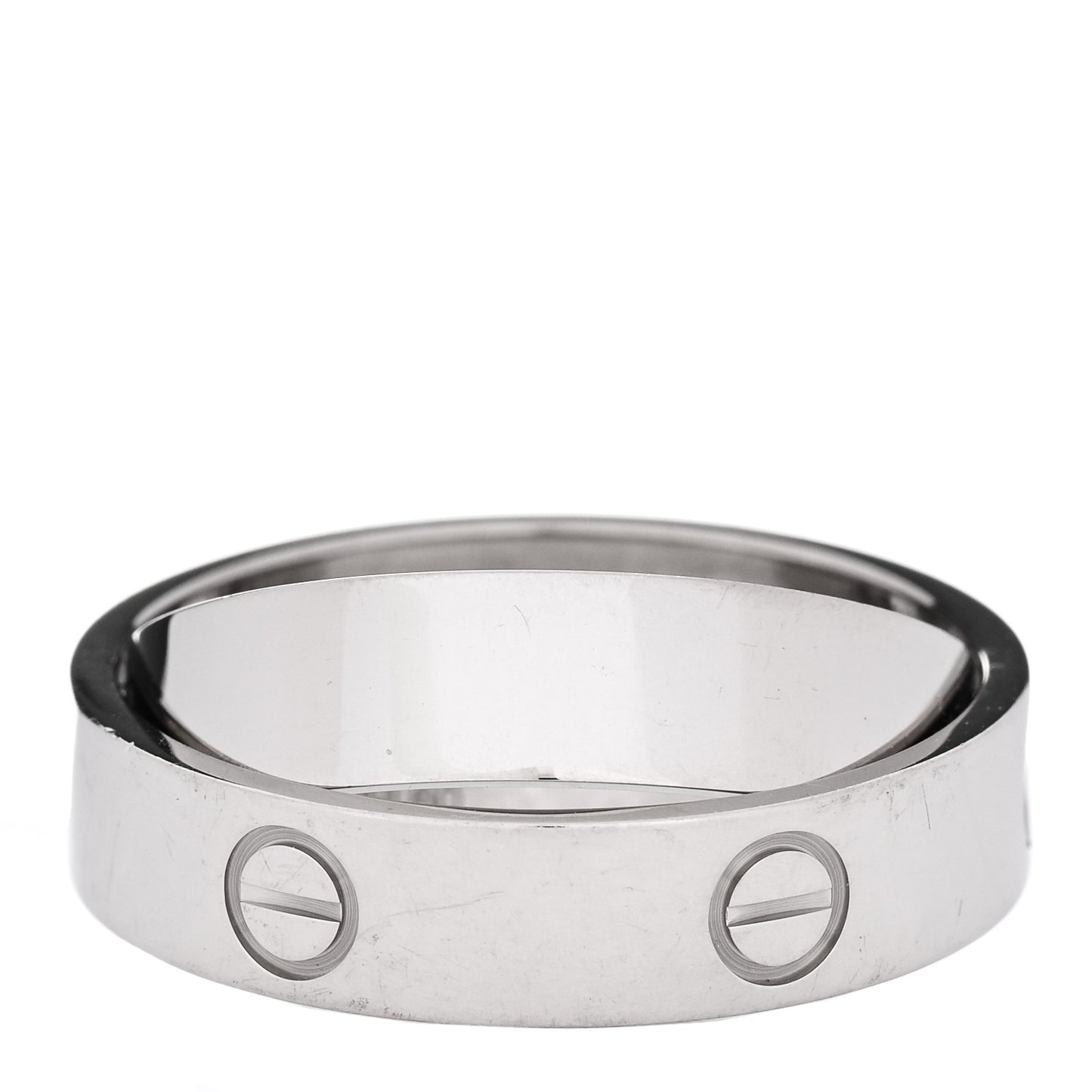 18K White Gold 5.5mm Astro Ring 60 9.25