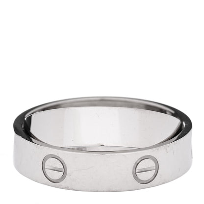 Cartier 18K White Gold 5.5mm Astro Ring 60 9.25 1 of 5