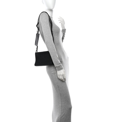 Louis Vuitton Calfskin Monogram Shadow Gaston Wearable Wallet 2 of 10