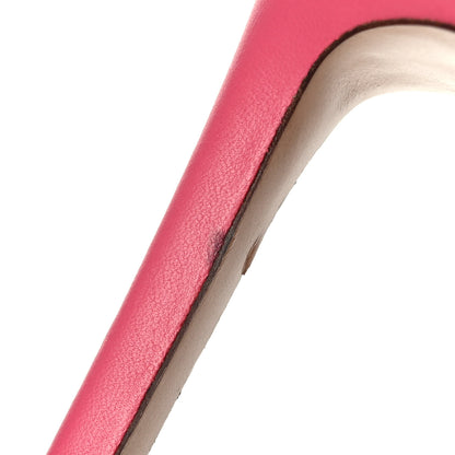 Valentino Garavani Nappa Free Rockstud Spike 90mm Ankle Strap Sandals 36 Shadow Pink Optic White 9 of 9