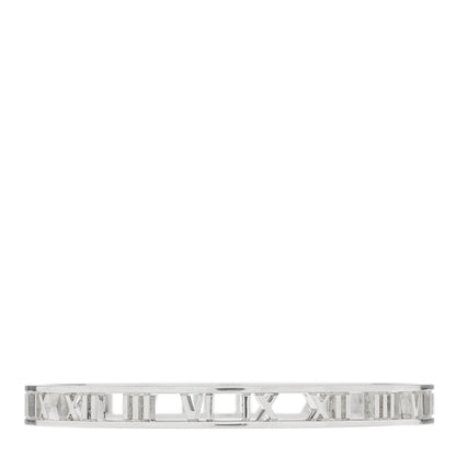 Tiffany Sterling Silver Narrow Atlas Open Bangle Bracelet 2 of 3