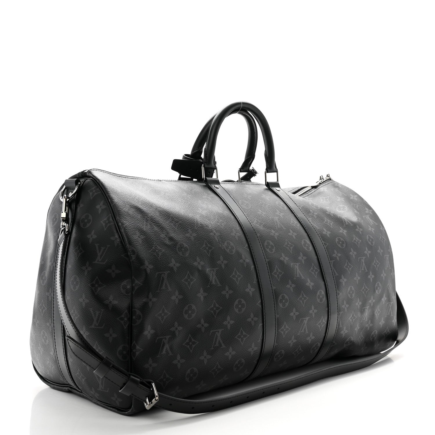 Louis Vuitton Monogram Eclipse Keepall Bandouliere 55 2 of 12