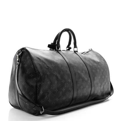 Louis Vuitton Monogram Eclipse Keepall Bandouliere 55 2 of 12