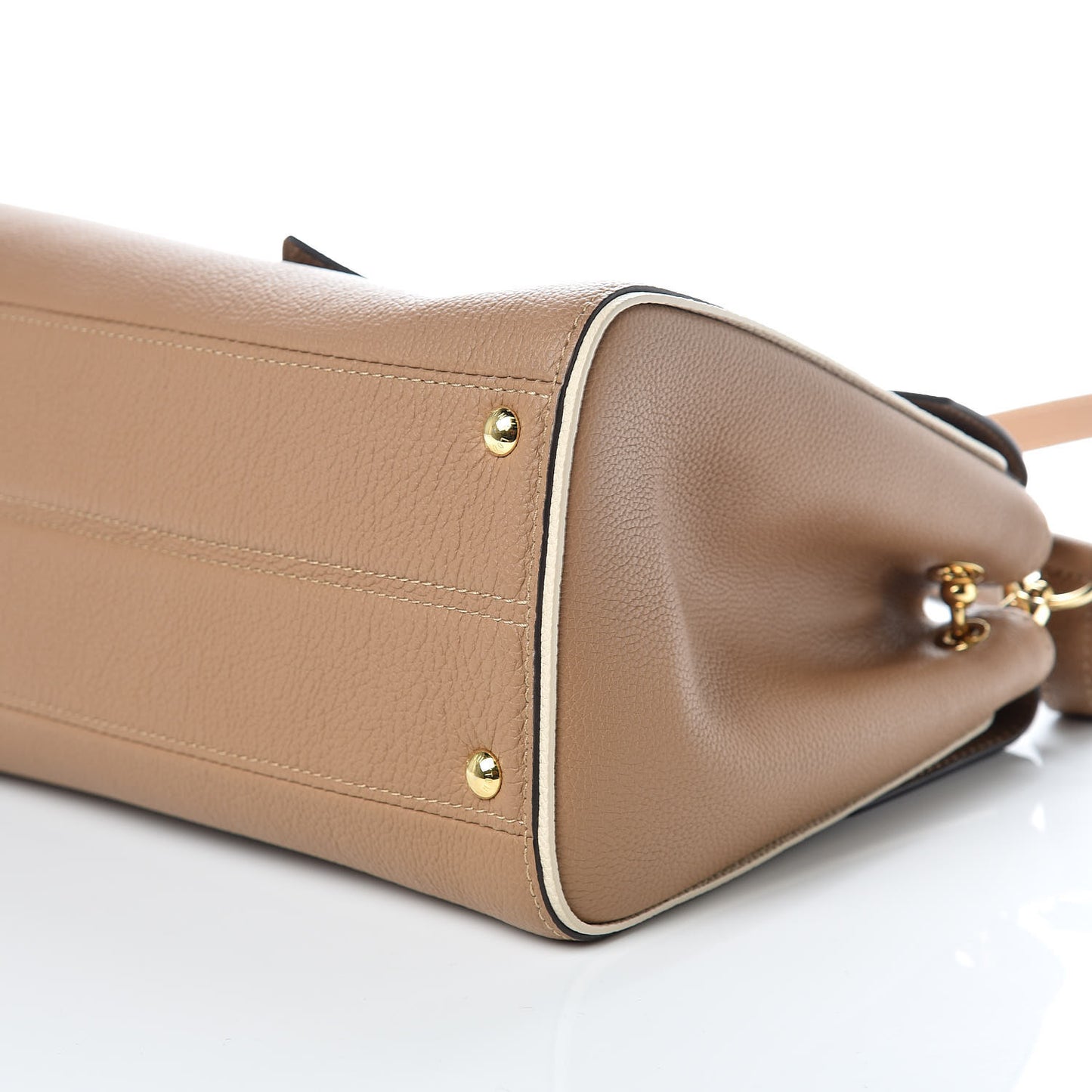 Grained Calfskin Monogram Double V Sesame