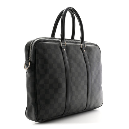 Louis Vuitton Damier Graphite Porte Documents Voyage PM 3 of 10
