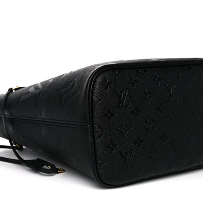 Louis Vuitton Empreinte Monogram Giant Neverfull MM Black 7 of 9