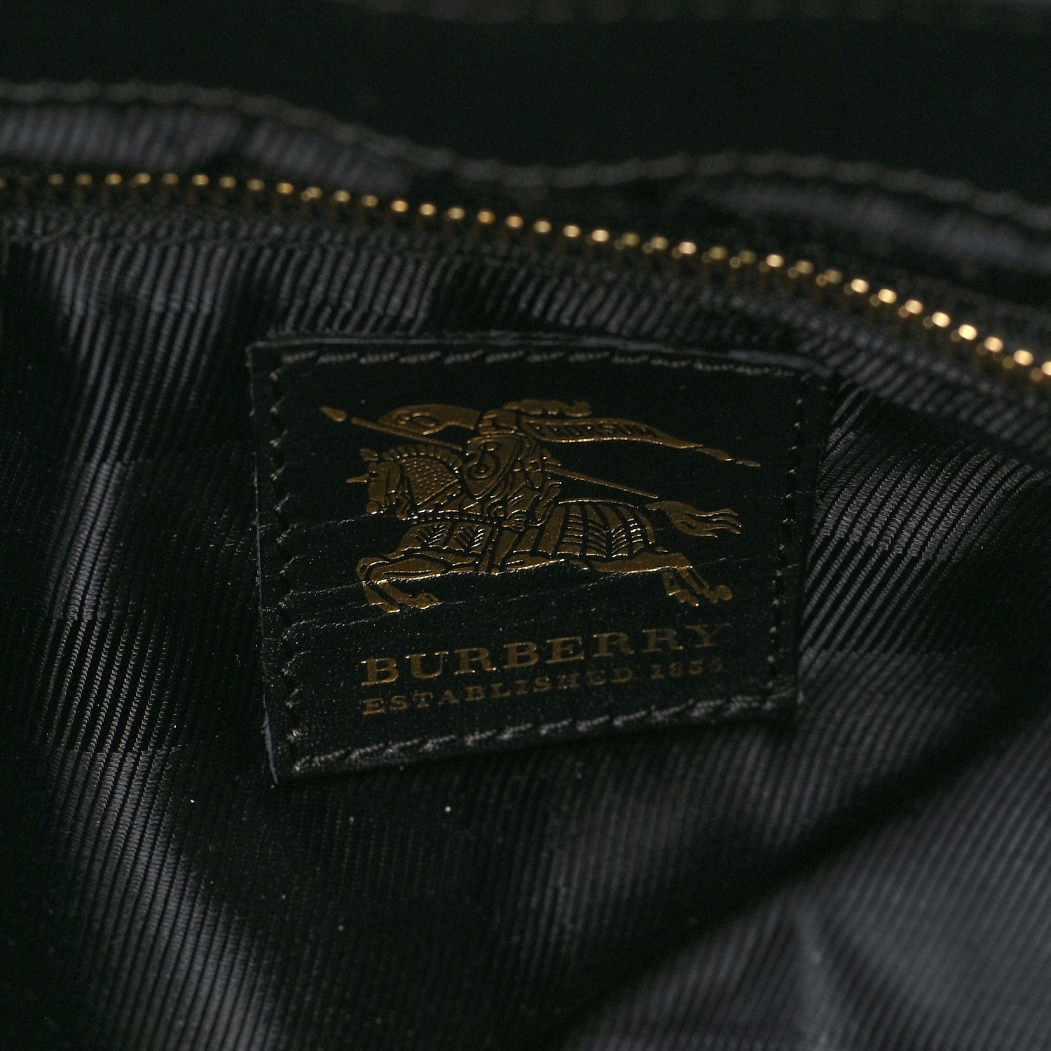 Burberry Calfskin Quilted Baby Beaton Black 6 of 8
