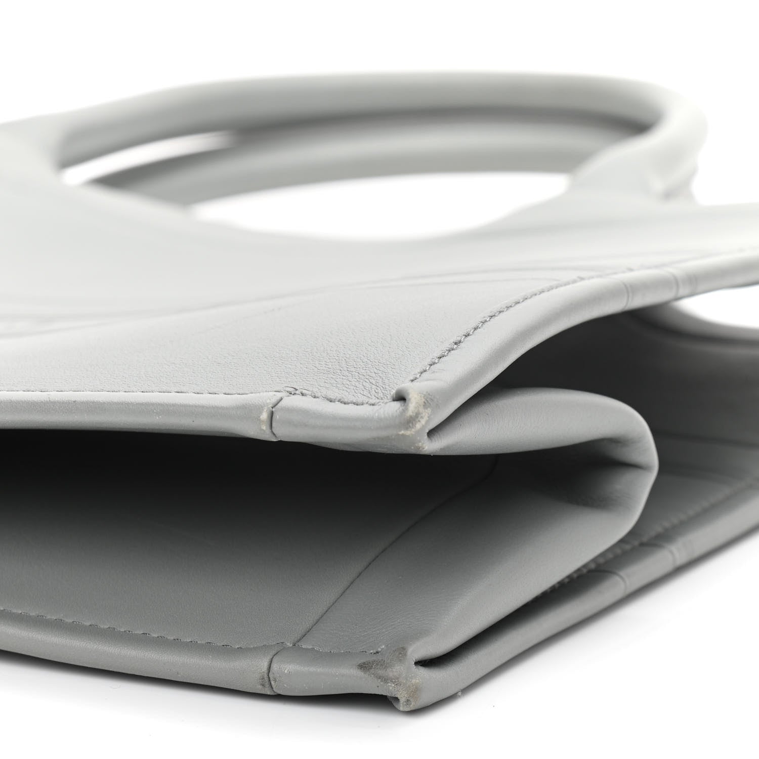 Christian Dior Calfskin Embossed Medium Book Tote Grey 10 of 11