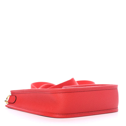 Hermes Taurillon Clemence Evelyne TPM Rouge De Coeur 3 of 4