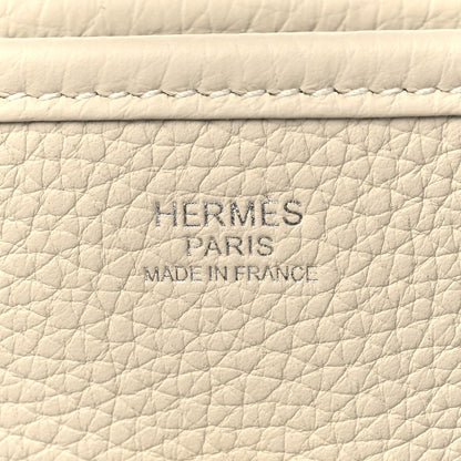 Hermes Taurillon Clemence Evelyne III PM Craie 6 of 11