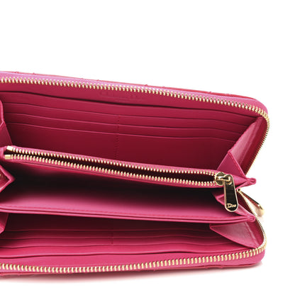Christian Dior Patent Cannage Lady Dior Continental Wallet 5 of 8