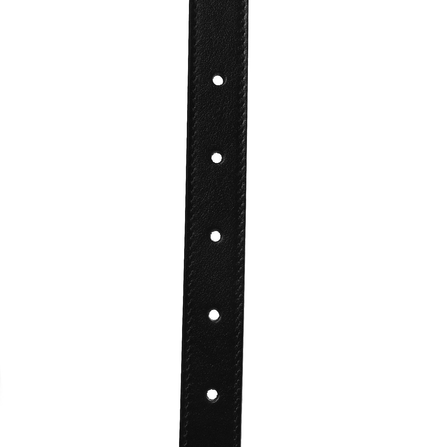 Gucci Plutone Calfskin Palladium Double G 20mm Belt 80 32 Black 4 of 5