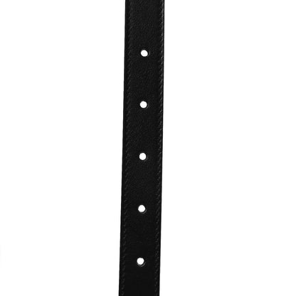 Gucci Plutone Calfskin Palladium Double G 20mm Belt 80 32 Black 4 of 5