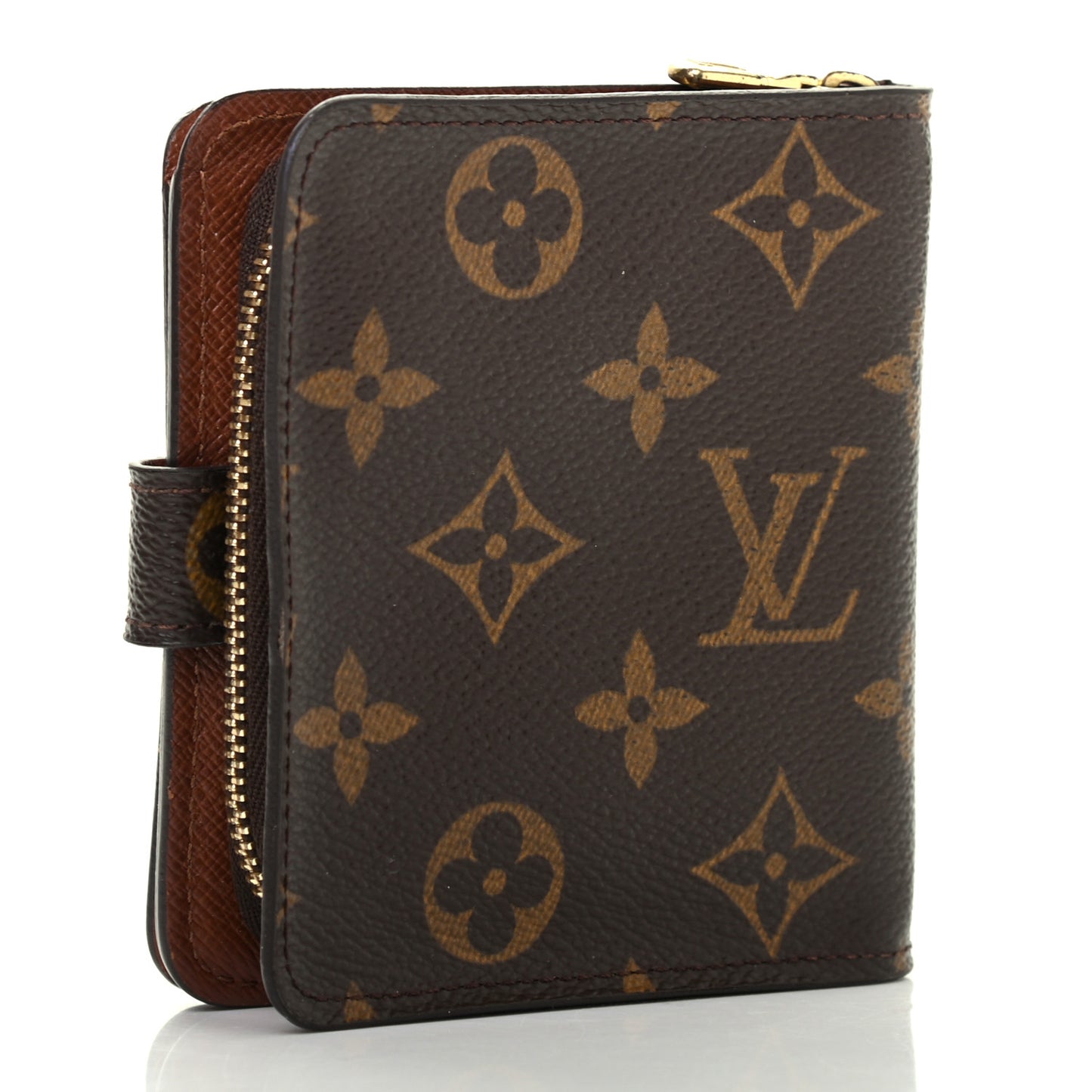Monogram Compact Zippe Zipped Wallet