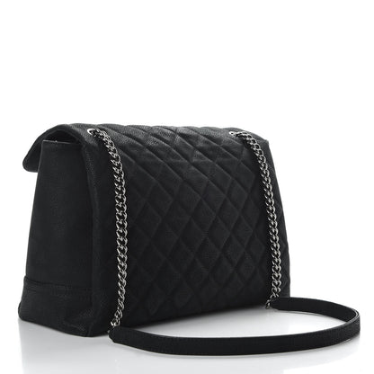 Chanel Iridescent Caviar Medium Lady Pearly Flap Black 3 of 10