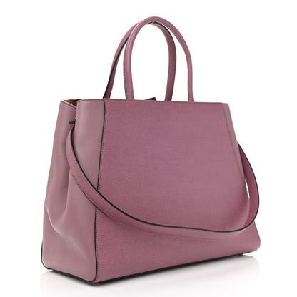 Fendi Vitello Elite Flamingo Regular 2Jours Tote Lilla Glicine 3 of 10