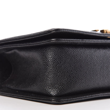 Chanel Caviar Quilted Medium Boy Flap Black 9 of 10