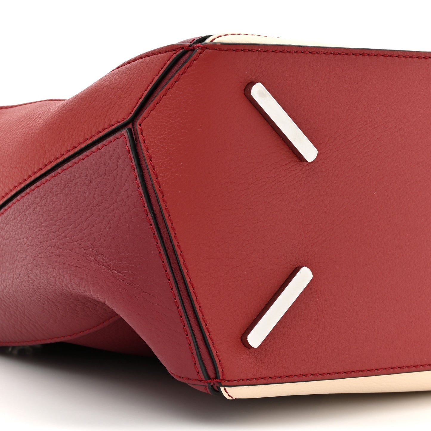 Calfskin Medium Puzzle Bag Wine Garnet