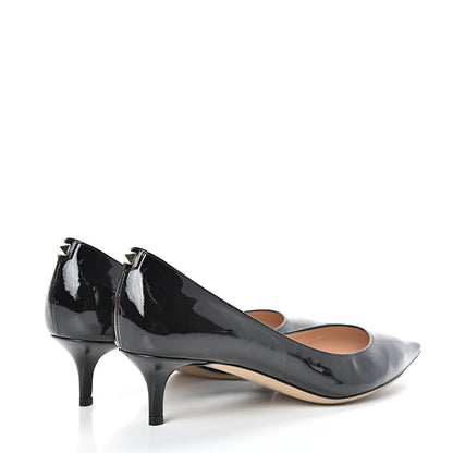 Valentino Garavani Patent Rockstud Simple Pumps 38.5 Black 4 of 8