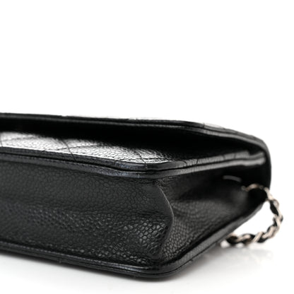 Chanel Caviar Quilted Wallet on Chain WOC Black 11 of 11