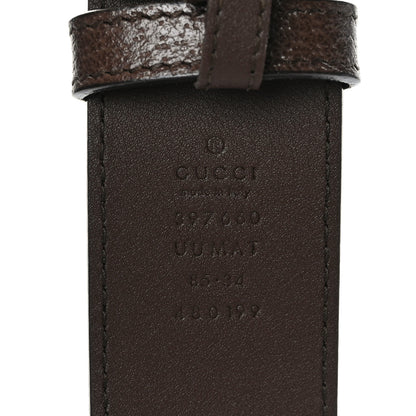 Gucci Dollar Calfskin Centennial 100 Double G 40mm Belt 85 34 New Acero New Shamarock Crop Hibiscus Red 3 of 6