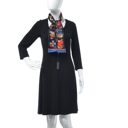 Louis Vuitton Silk Monogram Superstition Bandeau Black 2 of 4