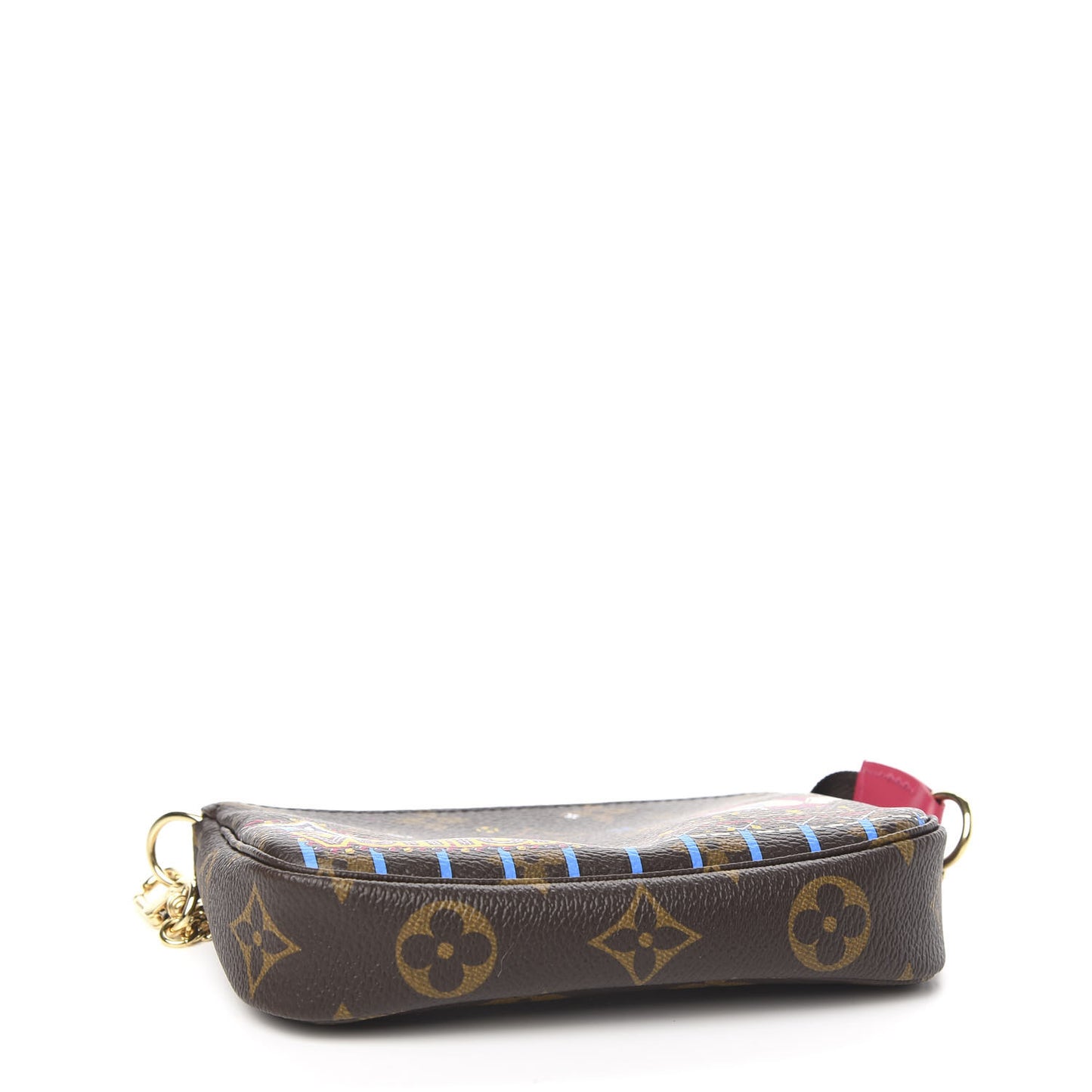 Monogram 2020 Christmas Animation Roller Coaster Mini Pochette Accessories Pivoine