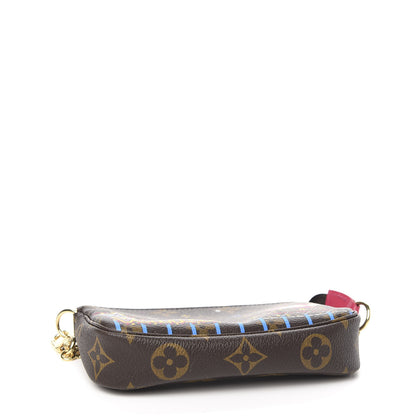 Louis Vuitton Monogram 2020 Christmas Animation Roller Coaster Mini Pochette Accessories Pivoine 3 of 8