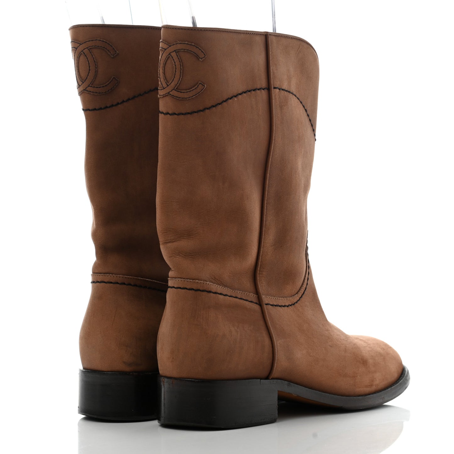 Nubuck CC Short Boots 39 Light Brown