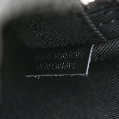 Louis Vuitton Taurillon Monogram Uniformes Solar Ray Soft Pochette Volga Belt Bag Black 6 of 10