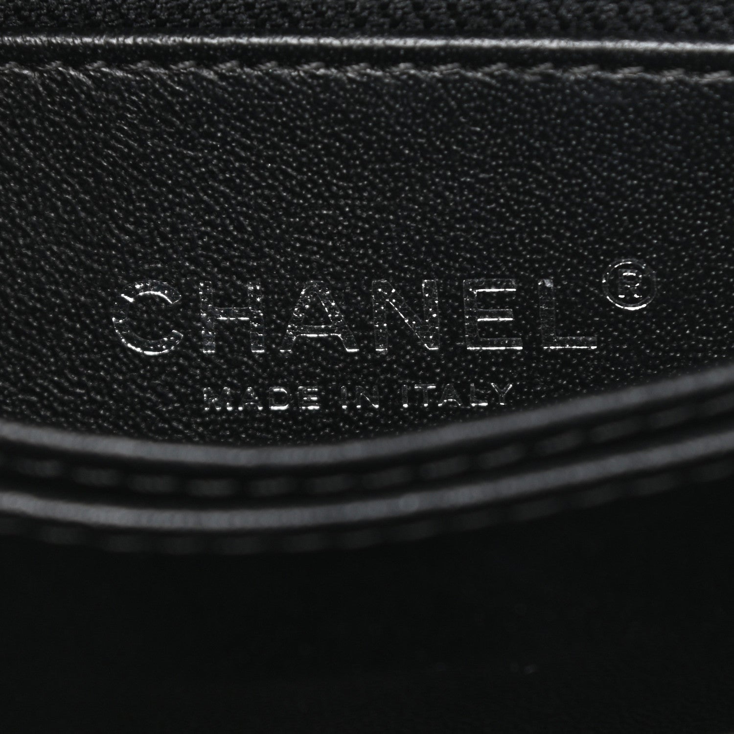 Chanel Caviar Lizard Embossed Quilted Mini Coco Handle Flap Black 6 of 12