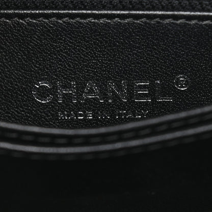 Chanel Caviar Lizard Embossed Quilted Mini Coco Handle Flap Black 6 of 12