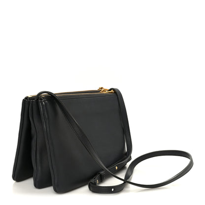 Celine Lambskin Small Trio Crossbody Bag Medium Grey 3 of 12