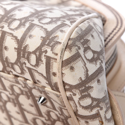 Christian Dior Monogram Vintage Flowers Frame Satchel Beige 11 of 16