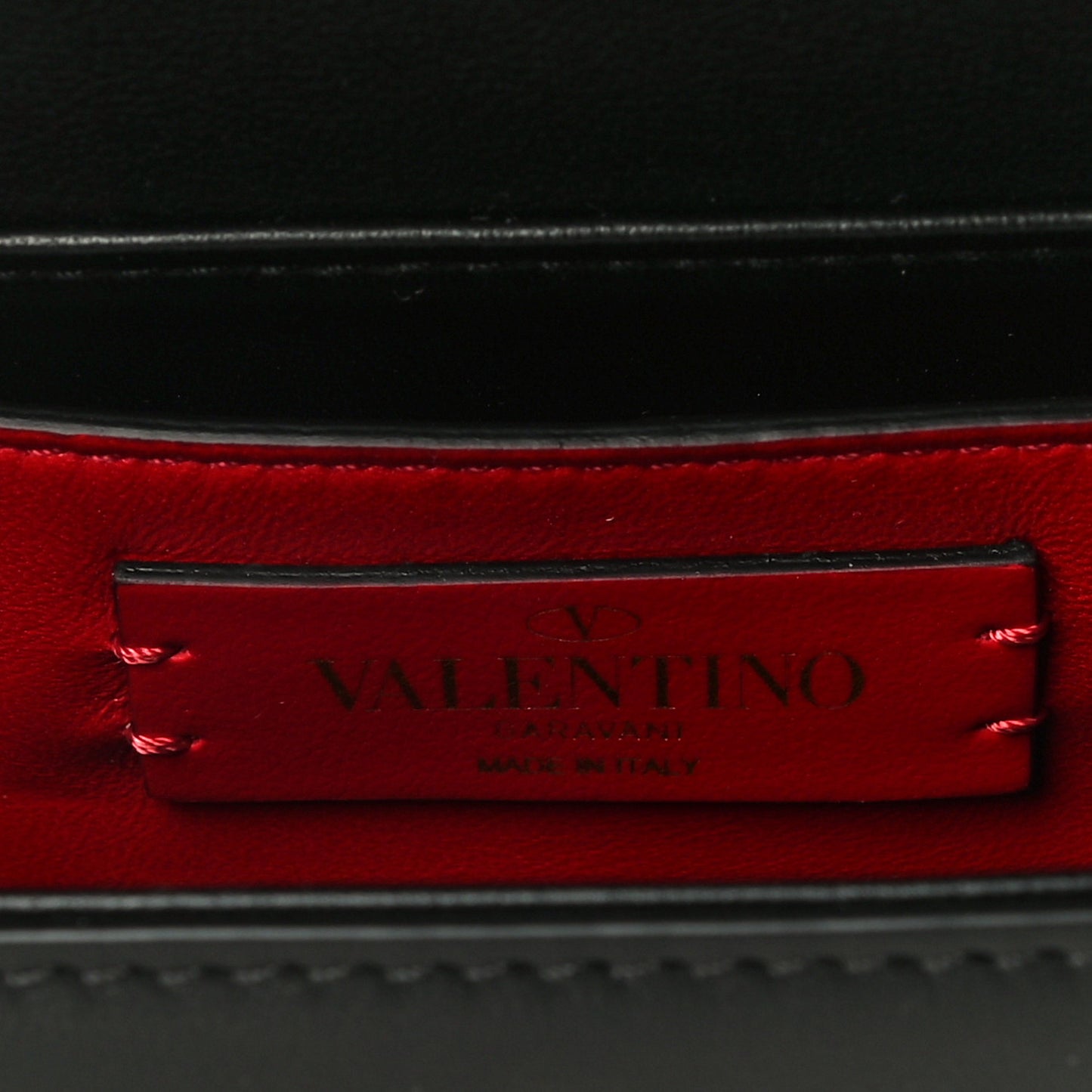 Calfskin Small Supervee Crossbody Bag Black