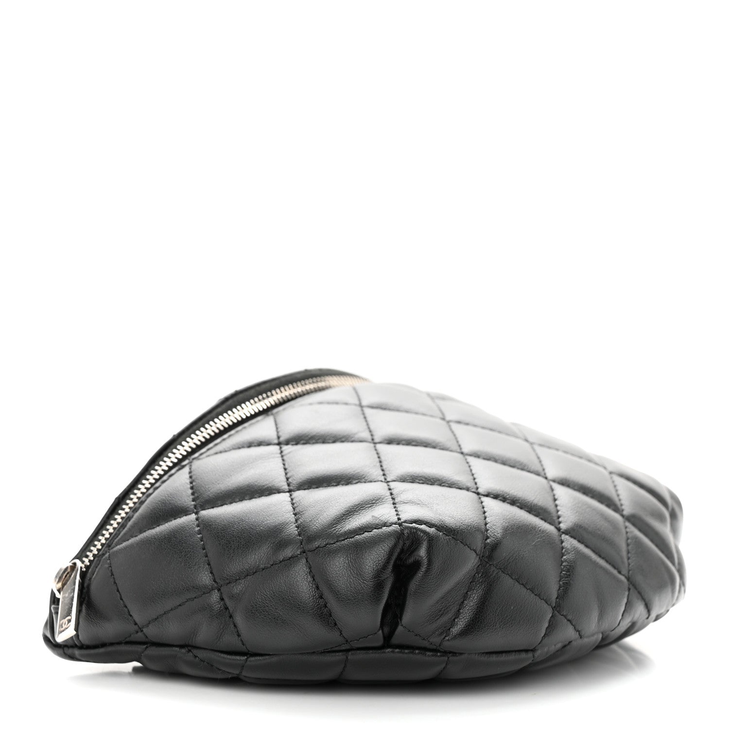 Chanel Calfskin Quilted Waist Belt Bag Black 4 of 11
