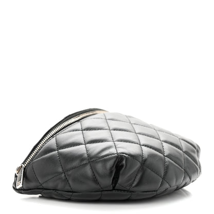 Chanel Calfskin Quilted Waist Belt Bag Black 4 of 11