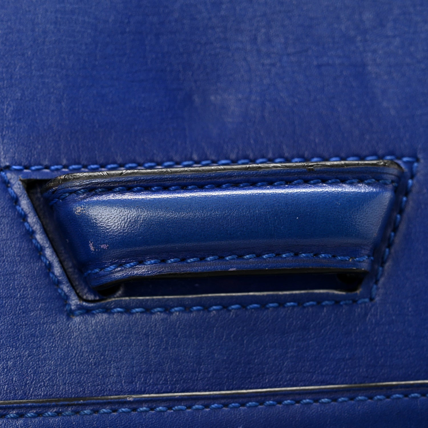 Loewe Calfskin Small Barcelona Shoulder Bag Royal Blue 12 of 13