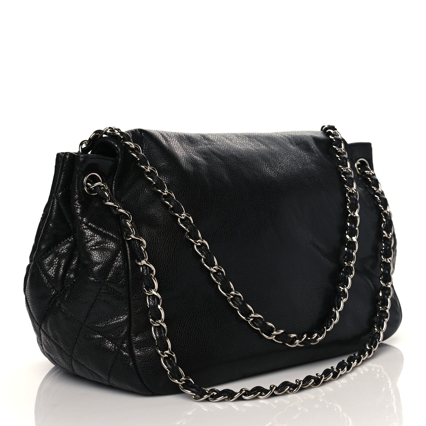 Caviar Timeless CC Accordion Flap Black