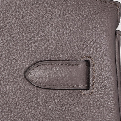 Hermes Togo Birkin 40 Etain 32 of 35