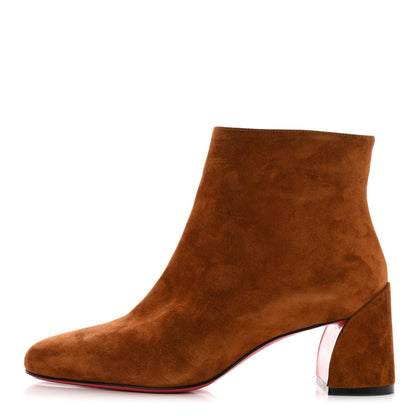 Christian Louboutin Veau Velours Turela 55 Ankle Boots 36 Ecureuil 1 of 8