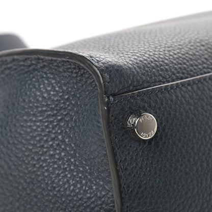 Fendi Cuoio Romano Selleria Bi-Color Large Mens Peekaboo Iconic Essential Satchel Lavagna Black 12 of 12