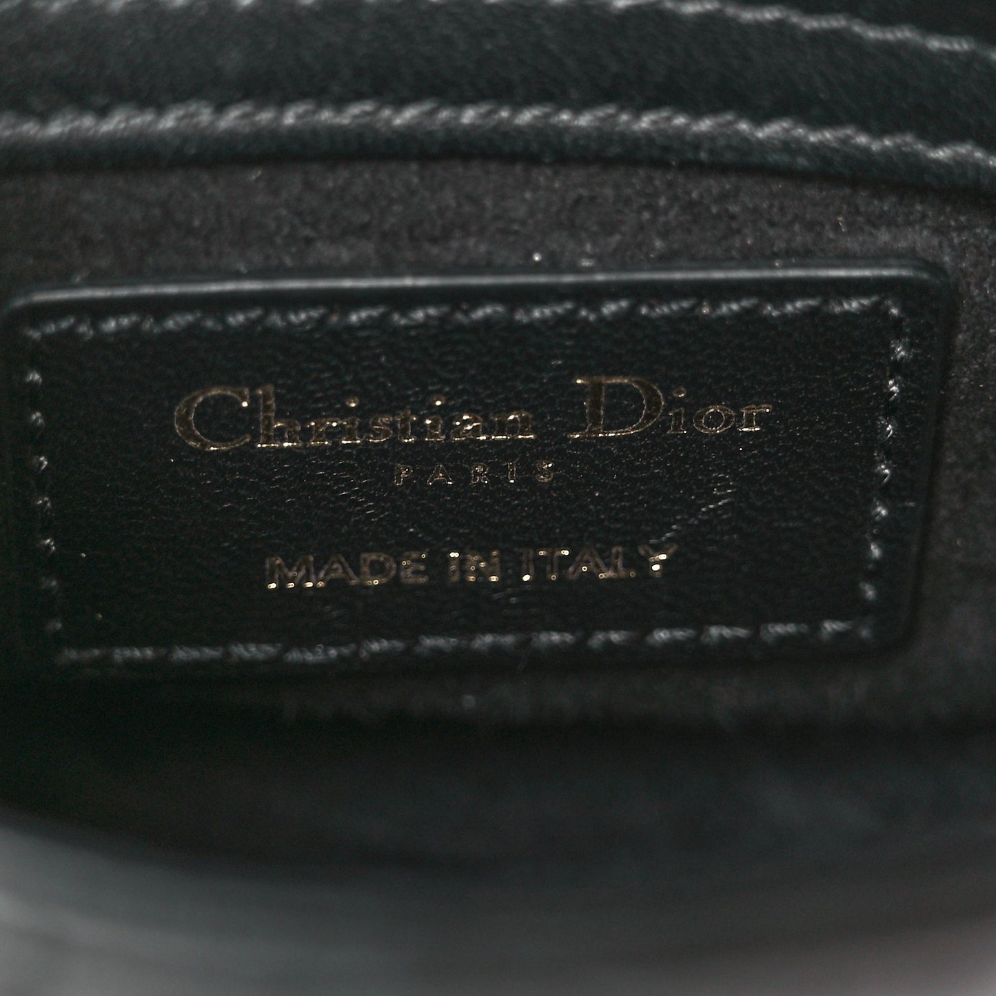 Lambskin Cannage Micro Lady Dior Black