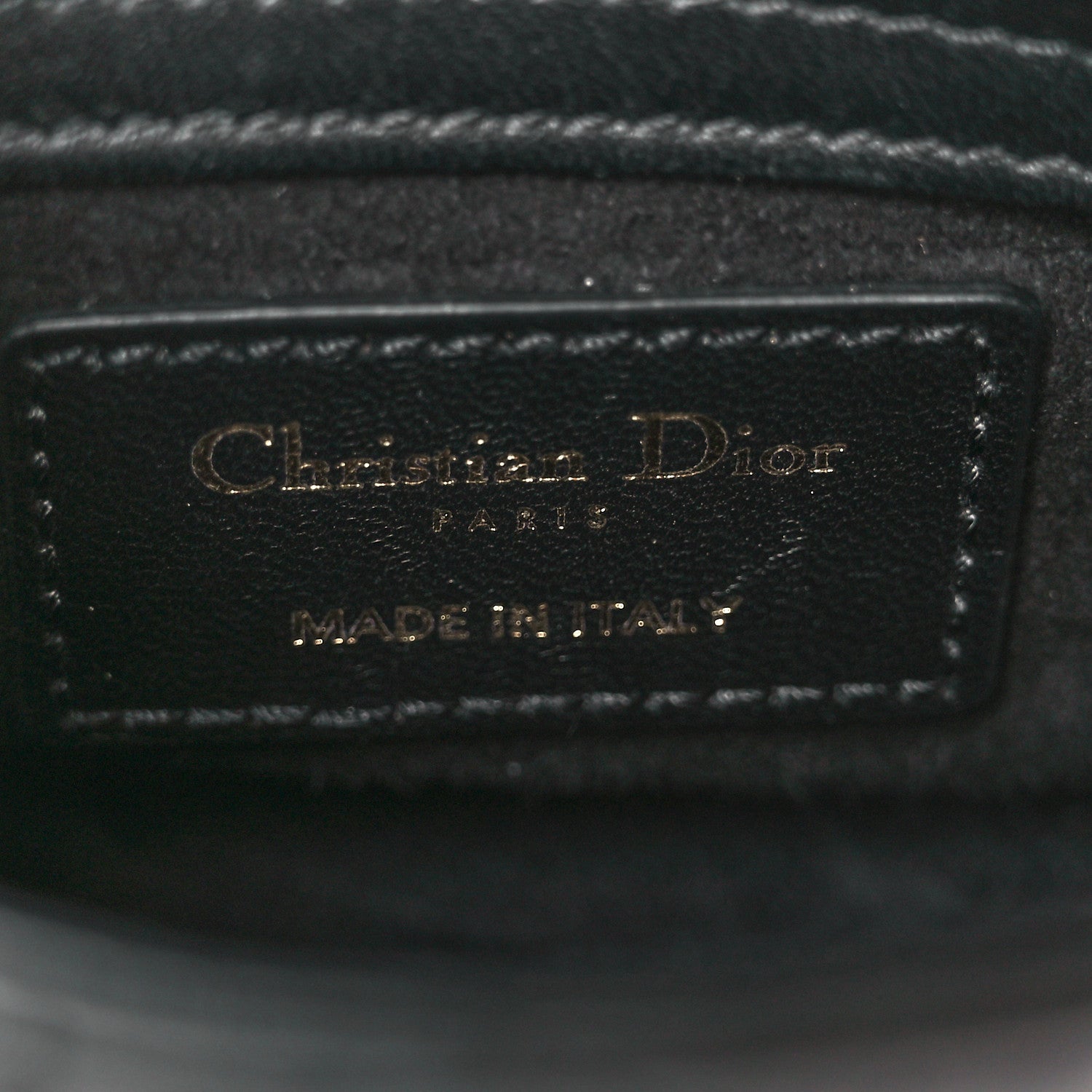 Christian Dior Lambskin Cannage Micro Lady Dior Black 6 of 10