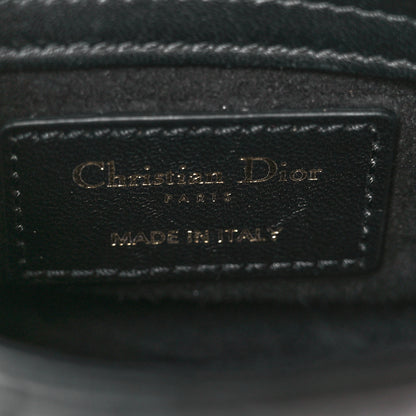 Christian Dior Lambskin Cannage Micro Lady Dior Black 6 of 10